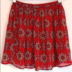 Hollister Chiffon Mini Skirt